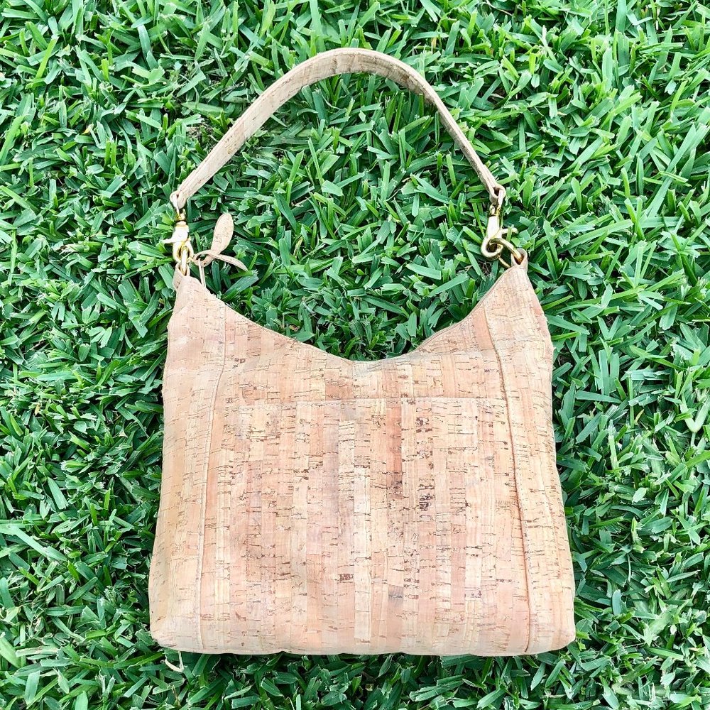 Cork Hobo Handbag